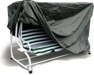 Produktbild von Abdeckhaube Hollywoodschaukel 4-sitzer 250cm, Polyester PE-beschichtet grau