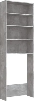 Produktbild von vidaXL Waschmaschinenschrank Betongrau 64x24x190 cm