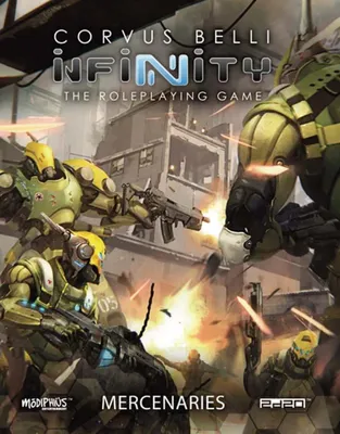 Produktbild von Infinity RPG War Market The Mercenaries Sourcebook - Tabletop-Rollenspiel - ENG Edition
