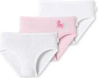 Produktbild von Schiesser Kleinkinder Mädchen 3 er Pack Hüftslips Gr. 140 sortiert 11