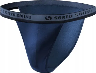 Produktbild von Sesto Senso Pánské slipy TANGA PUMA Pánské kalhoty, barva: tmavě modrá, velikost: 2XL