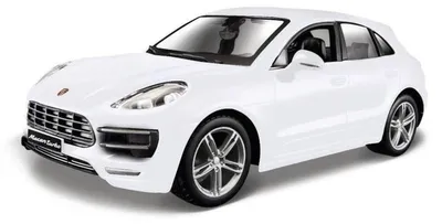 Produktbild von Bburago 18-21077 - Modellauto - Porsche Macan (weiß, Maßstab 1:24) Modell Auto