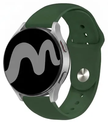 Productafbeelding van imoshion Siliconen Sport bandje - Universeel 18 mm aansluiting - Donkergroen, AI-gegenereerde afbeelding