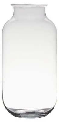 Produktbild von Bellatio Design Vase - transparent - Glas - 17 x 35 cm