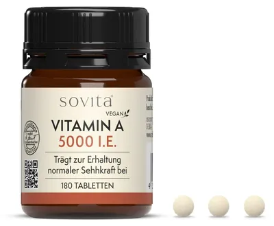 Produktbild von sovita Vitamin A 5000IE Tabletten