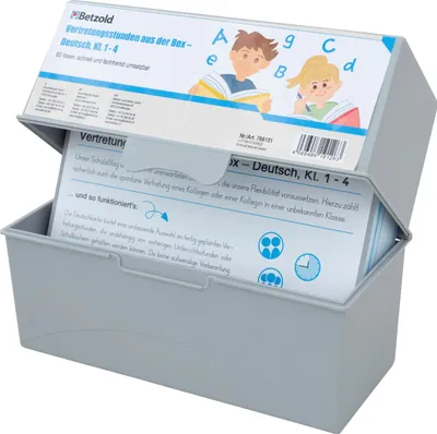 Produktbild von Betzold Vertretungsstunden aus der Box Deutsch, Klasse 1 bis 4