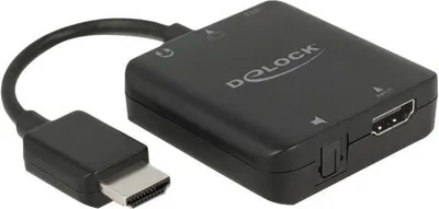 Produktbild von Delock HDMI Audio Extractor 4K 60 Hz kompakt
