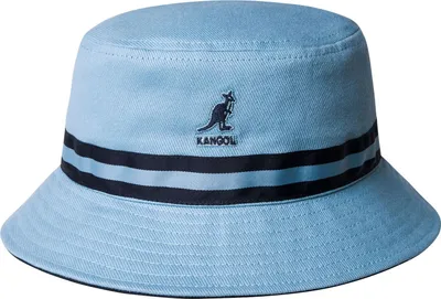 Kangol Bucket Hat Flapper Stripe Lahinch in blau