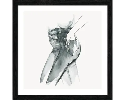 Produktbild von Gerahmtes Bild Fashion Illustration I 27,5x27,5 cm