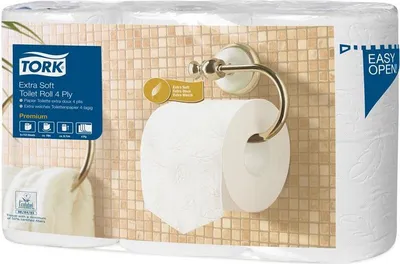 Zdjęcie produktu dla Tork Extra Soft Conventional Toilet Roll, 11,9 cm, 97 mm