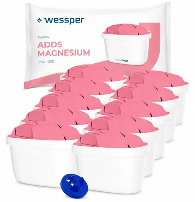 Wasserfilterpatronen 10er-Pack – Magnesium, reduziert Chlor & Kalk