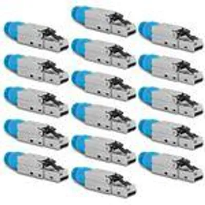 Produktbild von Netzwerkstecker Cat8 CAT8.1 RJ45 Stecker 16 Steckverbinder werkzeuglos geschirmt