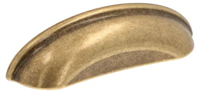 Produktbild von Griff für Möbel aus Zinklegierung, Lochabstand 96 mm, Stil "Florence Antique", Set mit 6 Stück
