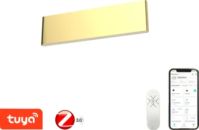 Image de Immax NEO LISTON Applique murale intelligente 29cm 8W or Zigbee 3.0