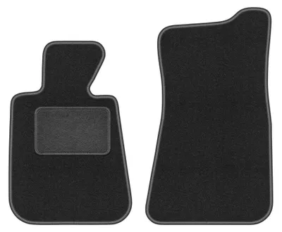 Immagine prodotto di Tappetini anteriori in moquette per BMW Serie 3 E30 1986-1993 (cabrio) – 2 pezzi, grigio grafite, su misura – Wielganizator LUX