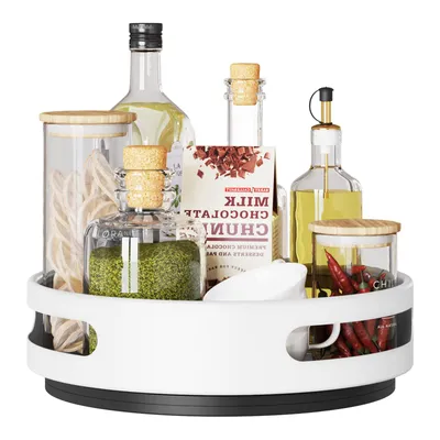 Produktbild von Küchen organizer,drehteller,Metall Stahl Gewürzregal Drehbar