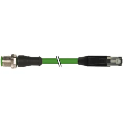 Obrázok produktu pre Murr 7000-44711-7960070 - M12 ks 0° / RJ45 ks 0° tienené