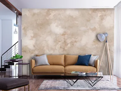 Produktbild von Vlies Fototapete Abstrakt 400x280 cm Tapeten Wandtapete XXL Betonoptik Marmoroptik Industrie-look beige f-A-10058-a-a
