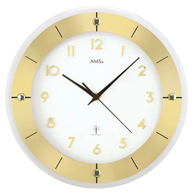 Produktbild von AMS Funk-Wanduhr, Funkwerk, D31x4cm, 5850