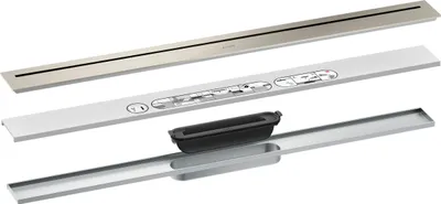 Produktbild von Fertigset AXOR Drain Duschrinne 800mm stainless steel optic