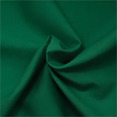 50x150cm Baumwollstoff Oeko - Tex 100 Meterware am Stück Fahnentuch Cretonne dunkelgruen