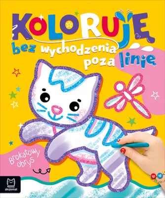 Produktbild von Kotek. Brokatowa kolorowanka dla dzieci