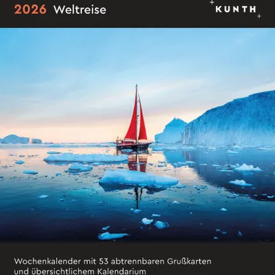 Produktbild von Weltreise - KUNTH Postkartenkalender 2026