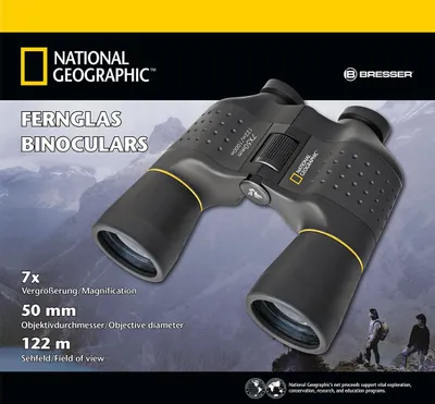 Produktbild von National Geographic 7x50, Porro, 7x, 5 cm, Schwarz, 770 g