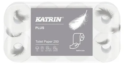 Produktbild von 8 Rollen Toilettenpapier 250 Blatt 3lagig - Klopapier