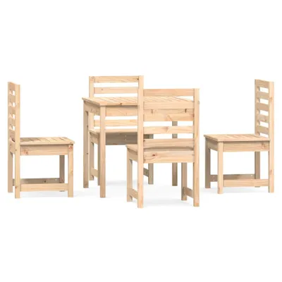 Produktbild von vidaXL 5-tlg. Garten-Essgruppe Massivholz Kiefer