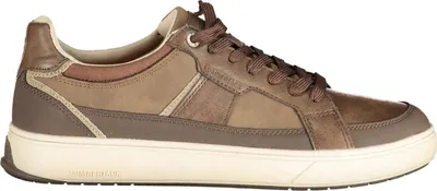 Produktbild von Sportlicher brauner Herrenschnürschuh mit Kontrastdetails und Einlegesohle