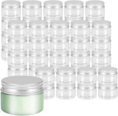 Produktbild von Minipotjes 30ml Aluminiumdeckel transparent
