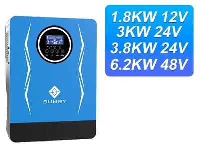 Immagine prodotto di Inverter solare, onda sinusoidale pura, regolatore di carica MPPT, 6,2 kW con Wi-Fi, 220 V