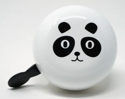 Produktbild von Ding Dong Fahrradklingel Panda Bär im klassischem Retro Look ca. Ø 80 mm Fahrrad Klingel Glocke