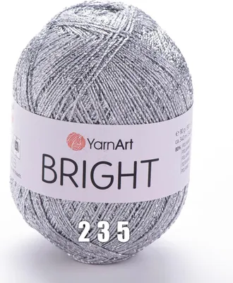Produktbild von YarnArt Bright (90g/340m) - Glänzendes Häkelgarn 235