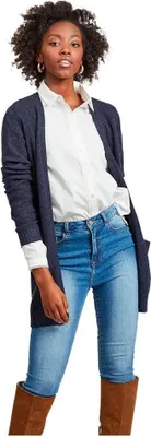 Produktbild von Vila Ril Open Pullover Blau M Damen Blau M