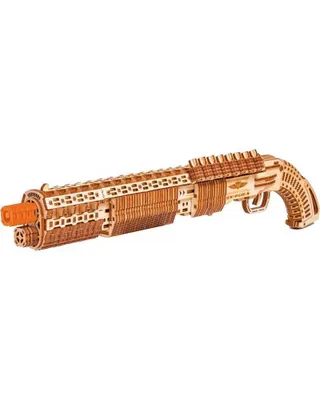 Zdjęcie produktu dla Puzzle 3D mecanic, Shotgun SG12, WT, lemn, 390 piese