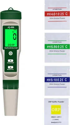 Produktbild von Multifunktionaler digitaler 10-in-1-Wasserqualitaetstester, tragbarer, hochpraeziser Wasserqualitaets-Teststift, Werkzeug zur Messung der Wasserqualitaet, Wasser-PH/TDS/EC/Salzgehalt/ORP/H2/SG/Temperatur/Naehrstoffloesungskonzentration/? Messstift
