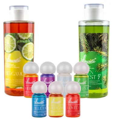 Productafbeelding van L’ousia Discovery wasmiddelenset 2x200 g met 7 proefmonsters – geconcentreerd, langdurig, goed voor maximaal 160 wasbeurten