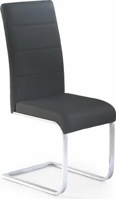 Obrázok produktu pre Halmar Jedálenská stolička K85 - čierna / chróm