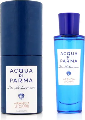 Obrázek produktu pro Acqua di Parma Blu Mediterraneo Arancia di Capri, Unisex, 30 ml, Citrón, Mandarinka, Oranžová, Italian Sweet Orange, Italian Mandarin, Italian Lemon, Kardamom, Petitgrain, Petit Grain, Cardamom