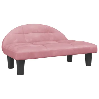 Produktbild von vidaXL Hundebett Rosa 70x52x30 cm Samt