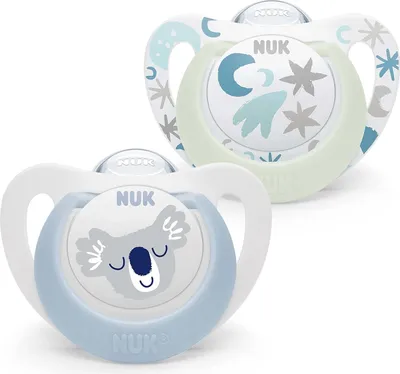 Image de NUK Star Day&Night Sucette Koala taille 1 - avec effet lumineux