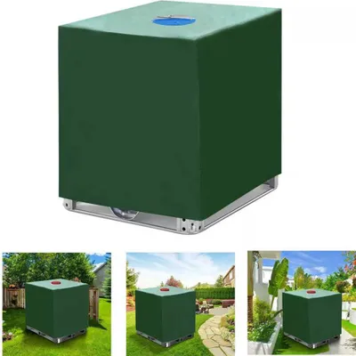 Immagine prodotto di Copertura per container IBC, telone di copertura, protezione solare, protezione UV, telo da 1000 litri, antipioggia, verde
