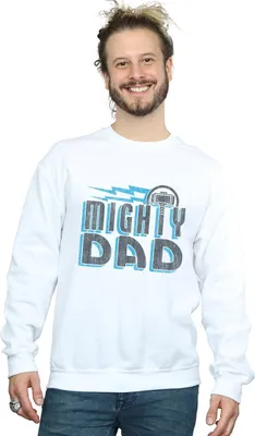 Produktbild von Marvel - "Mighty Dad" Sweatshirt für Herren BI42050 (L) (Schwarz)