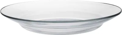 Produktbild von Duralex LYS tiefe Platte transparent 230 x 35 mm - Satz mit 6 Stück.