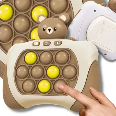 Obrázek produktu pro Antistresová hračka POP IT, elektronický arkádový medvídek