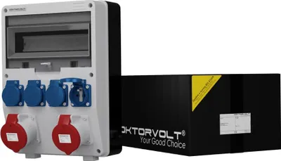 Immagine prodotto di Distributore di potenza TD 2x32A 4x230V franz/belg Sistema Doktorvolt 2435