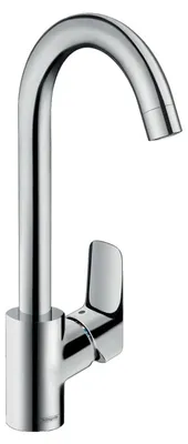 Productafbeelding van Hansgrohe spoelwastafelmengkraan 260 Logis M31 Eco 1jet, chroom, artikelnummer 71861000