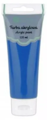 Zdjęcie produktu dla Farba akrylowa granatowa 120 ml do malowania